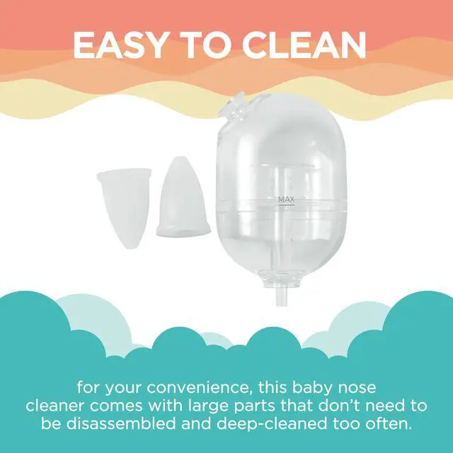 Alt view image 5 of 7 - Pro Baby Nasal Aspirator - Built-in Music & Night Light - Rechargeable Nose Booger Sucker for Infants Babies Kids Toddlers - Snot Removal