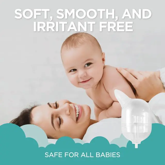 Alt view image 7 of 7 - Pro Baby Nasal Aspirator - Built-in Music & Night Light - Rechargeable Nose Booger Sucker for Infants Babies Kids Toddlers - Snot Removal