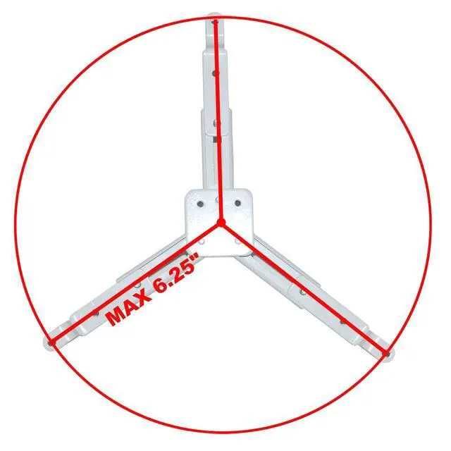 Alt view image 4 of 5 - Swivel Tilt Universal Projector Ceiling Mount Bracket Fits Flat and Vaulted Ceiling with 26.7" Extension Pole up to 44 lbs (20 kgs) Load Capacity PJ2W 1CA