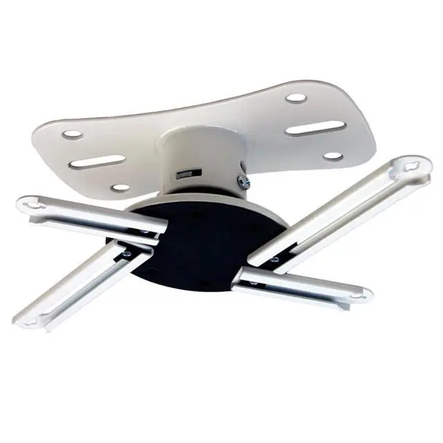 Alt view image 4 of 7 - P101W Universal Projector Ceiling Mount, White - Fits Most projectors and Supports up to 22lbs - Extends 9 to 12 Using Supplied Extension Tubes