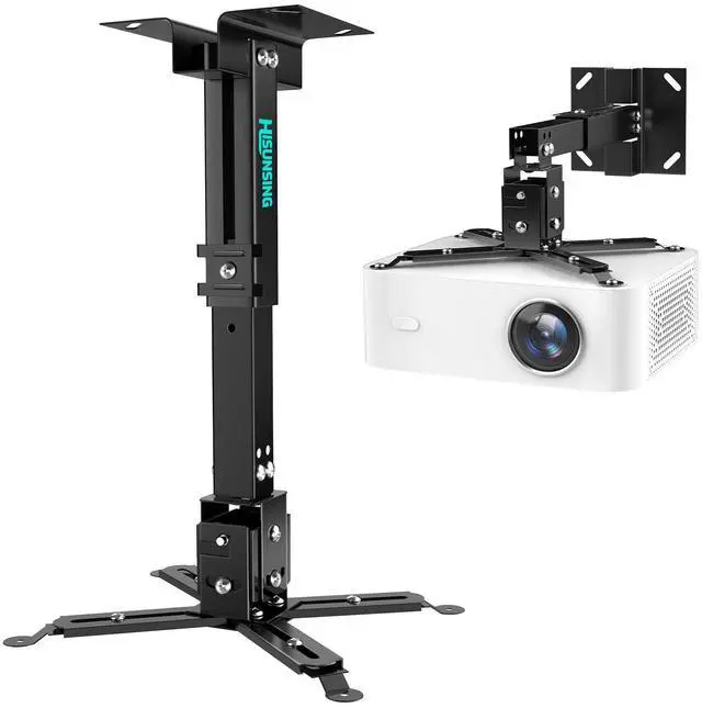 Main image of Wall/Ceiling Projector Mount with Extension Pole, Universal 3-in-1 Bracket