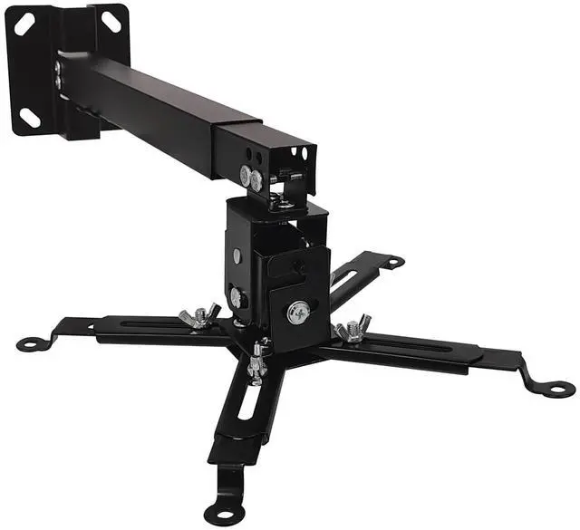 Alt view image 7 of 7 - Projector Mount,Ceiling Wall Mount, Universal Projector Mount with 25.5-inch Expansion Arm, Height Adjustable,Suitable for Home and Office Projectors(Black)