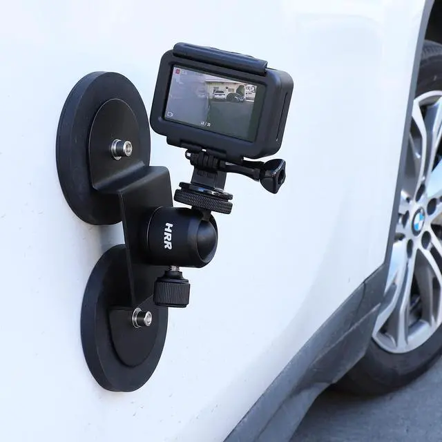 Main image of Magnet Camera Mount for GoPro 13/Insta360 X5/X4/X3,Heavy-Duty Metal Car Magnetic Camera Mount with 360 Degree Rotation Ball Head for Car,Compatible with GoPro Hero 13 12 11 Black 8/7/6/5,Etc