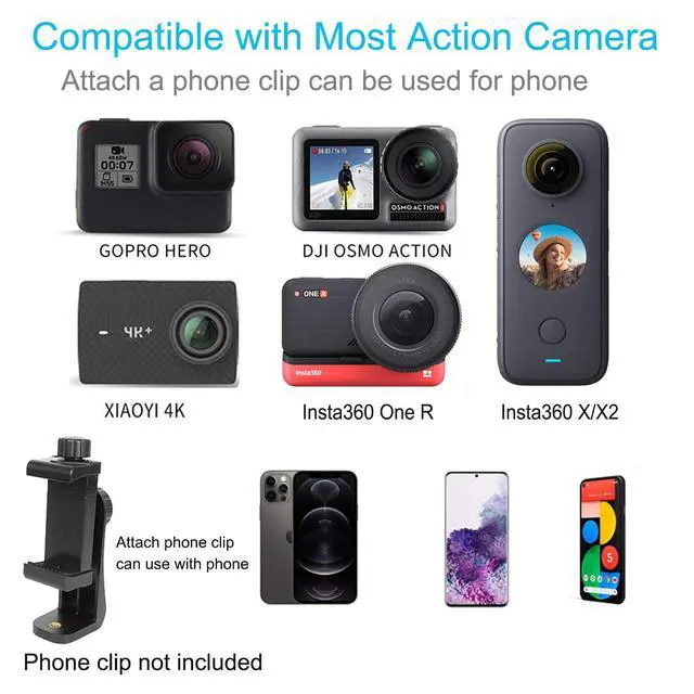 Alt view image 6 of 7 - Magnet Camera Mount for GoPro 13/Insta360 X5/X4/X3,Heavy-Duty Metal Car Magnetic Camera Mount with 360 Degree Rotation Ball Head for Car,Compatible with GoPro Hero 13 12 11 Black 8/7/6/5,Etc