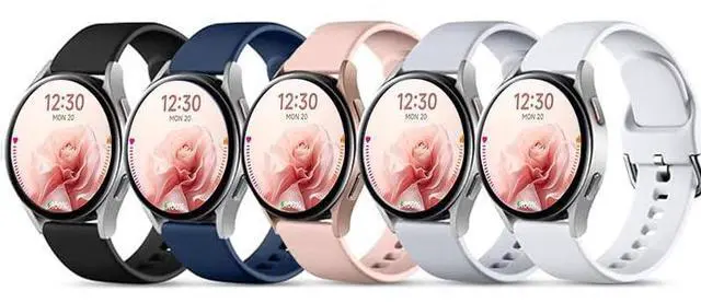 Main image of AR-01 Smart Watch Bands, Soft Silicone Adjustable Straps Compatible with Fitpolo AR-01, Aeac AR-01 Smartwatch (5-PACK)