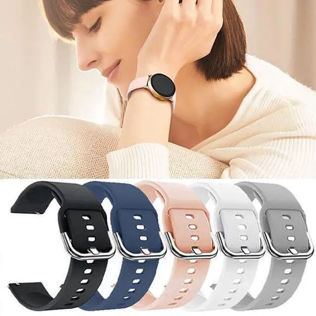 Alt view image 5 of 7 - AR-01 Smart Watch Bands, Soft Silicone Adjustable Straps Compatible with Fitpolo AR-01, Aeac AR-01 Smartwatch (5-PACK)