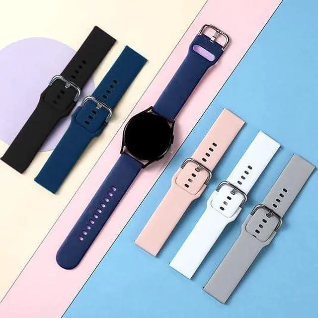 Alt view image 4 of 7 - AR-01 Smart Watch Bands, Soft Silicone Adjustable Straps Compatible with Fitpolo AR-01, Aeac AR-01 Smartwatch (5-PACK)