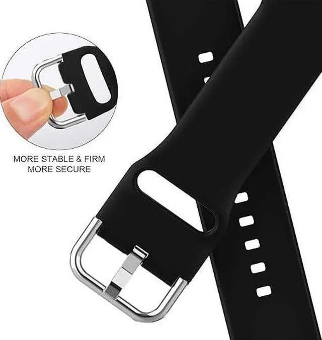 Alt view image 2 of 7 - VeryFit Watch Bands, For VeryFit IDW13 IDW19 IDW16 IDW26 IDW28 Soft Silicone Smart Watch Bands Adjustable Straps Quick Release Replacement Wristbands (8-PACK,Not Fit for DR03 DR05 DR06)