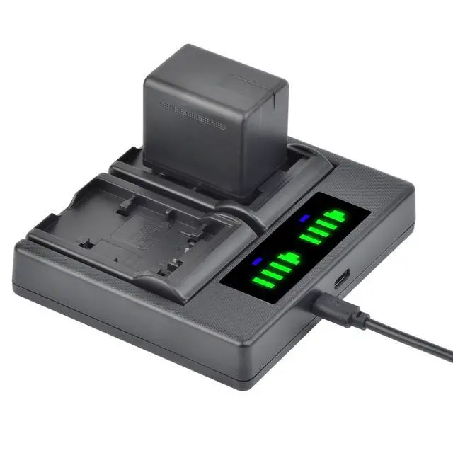 Alt view image 6 of 7 - 2Packs VW-VBT380 VW-VBT190 Battery (3900mAh) + Dual USB Charger for Panasonic HC-V210, HC-V250, HC-V380, HC-V510, HC-V520, HC-V550, HC-V710, HC-V720, HC-V750, HC-V770, HC-VX870 Cameras