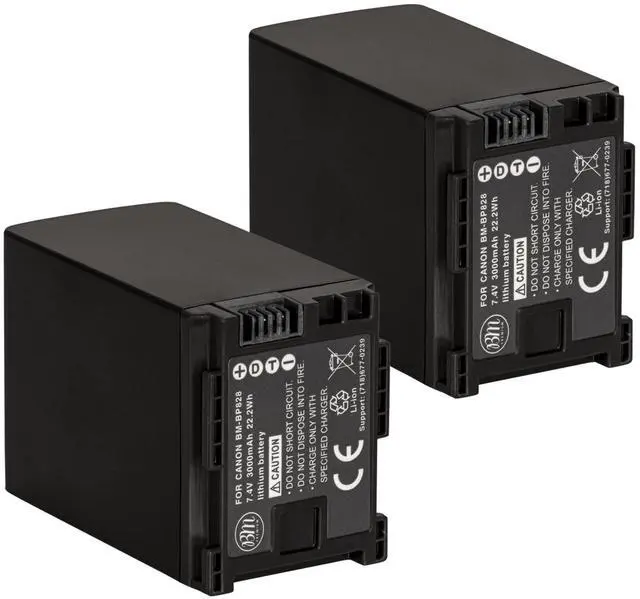 Main image of BM 2 BP-828 Batteries for Canon VIXIA HF G50 HF G60 HF G70 XA40 XA45 XA50 XA55 XA60 XA65 XA70 XA75 GX10 HF G21 HFG30 HFG40 HFM40 HFM41 HFM400 XA10 XA11 XA15 XA20 XA25 XA30 XA35 XF400 XF405 Camcorders
