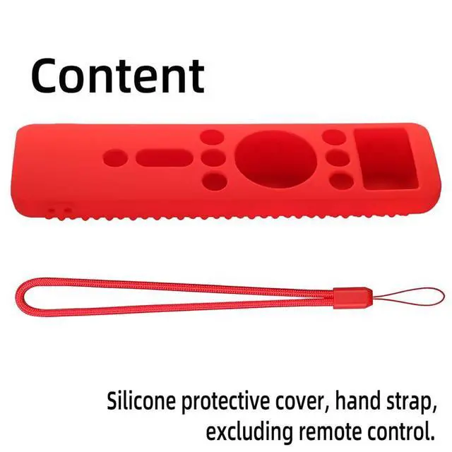 Alt view image 7 of 7 - Silicone Cover for VIZIO XRT260 Smart TV Remote VIZIO XRT260 Silicone Case Cover Shockproof Anti Slip Silicone Skin Sleeve with Lanyard(Mint Green)