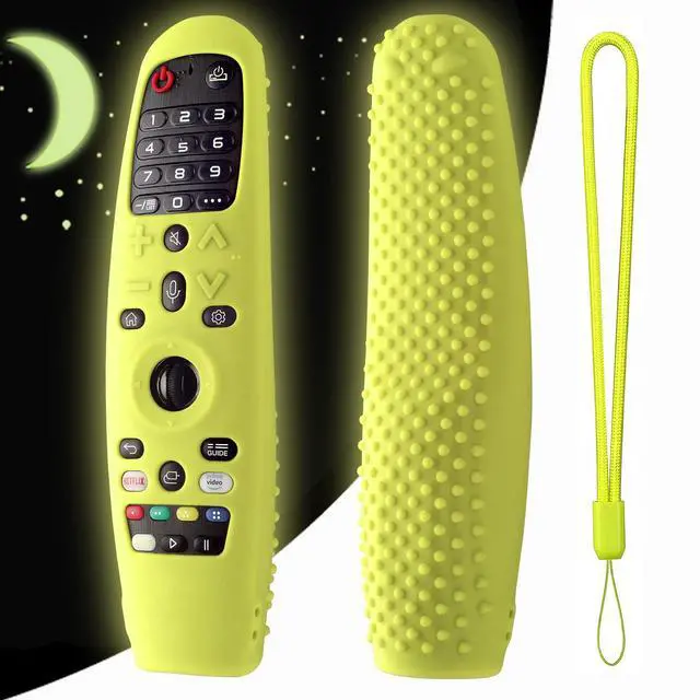 Main image of Silicone Cover for LG AN-MR600/AN-MR650 / AN-MR18BA / AN-MR19BA/AN-MR20GA TV Remote Control Protective Sleeve for LG Magic TV Remote Cover Case(Glow Green)