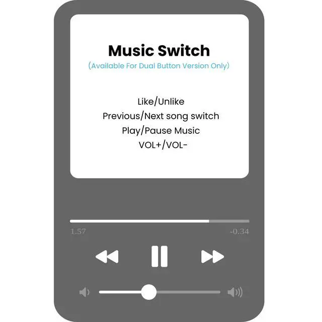 Alt view image 5 of 7 - CheerTok Air - TikTok Scrolling Remote Control, Page Turner for Ebook Kindle, Bluetooth Wireless Camera Video Recording Remote for iPhone, iPad, Android, Cell Phones, Smartphones and Tablets