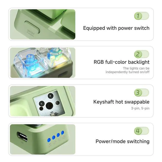 Alt view image 4 of 7 - Free2 Bluetooth Page Flip with Built in Non Removable Lithium ion Battery (Free2 Pink, Smartphone/Tablet Version)