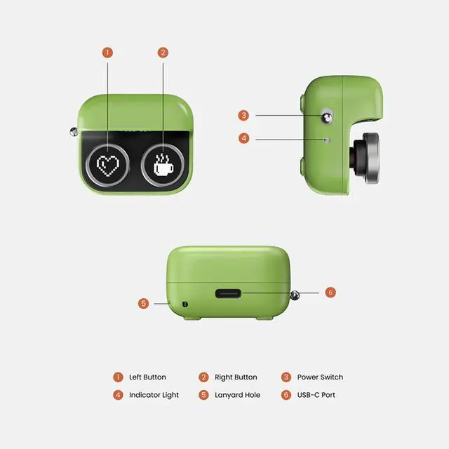 Alt view image 3 of 7 - Tappy Bluetooth Remoter Wireless Page Turner