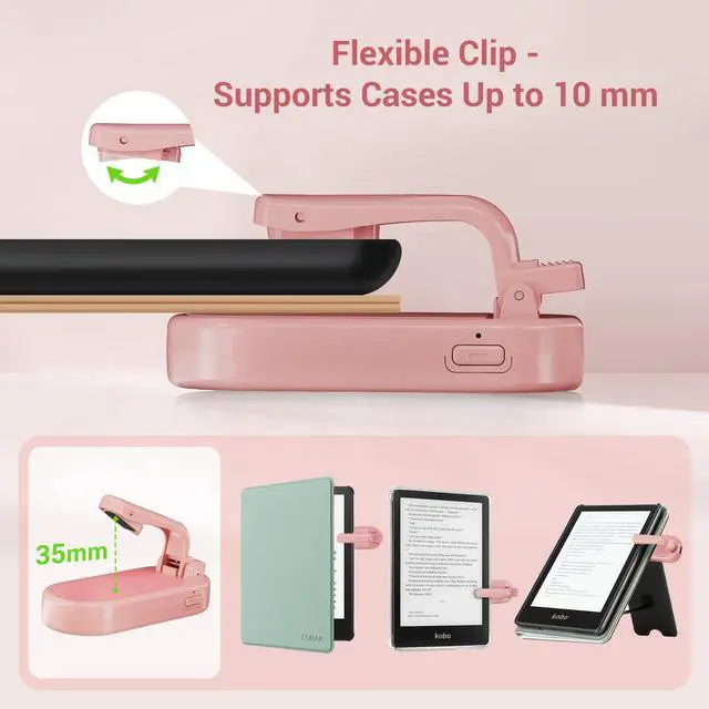 Alt view image 4 of 7 - Remote Page Turner Page Turning & Camera Remote Shutter for Kobo, E-Readers, iPad & iPhone, Compatible with Kindle Paperwhite Wireless Control for Reading, Photos & Video
