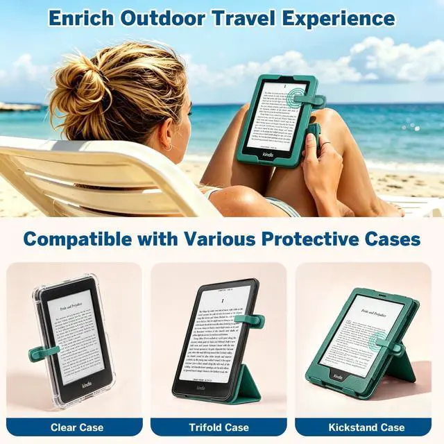 Alt view image 6 of 7 - Page Turner Ring for Kindle,Remote Control for iPhone iPad Tablets eReaders