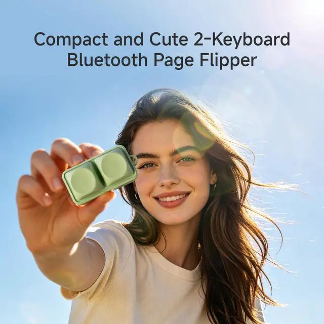 Alt view image 3 of 7 - Free2 Bluetooth Page Flip with Built in Non Removable Lithium ion Battery (Free2 Purple, Android e-Book Reader Version)