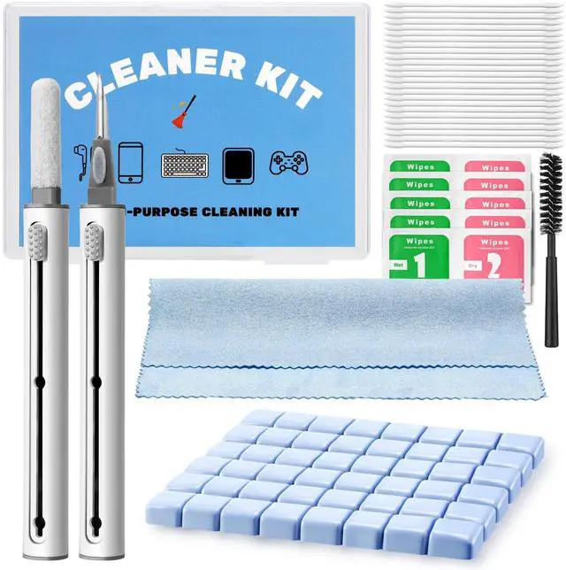 Main image of Upgraded for Airpod Cleaner Kit (81 PCS), Multi-Tool with Cleaning Pen, Putty & Swabs, Removes Earwax & Dust, Compatible with AirPods Pro 1/2/3, Earbud, Headphones, Phone & Charging Port