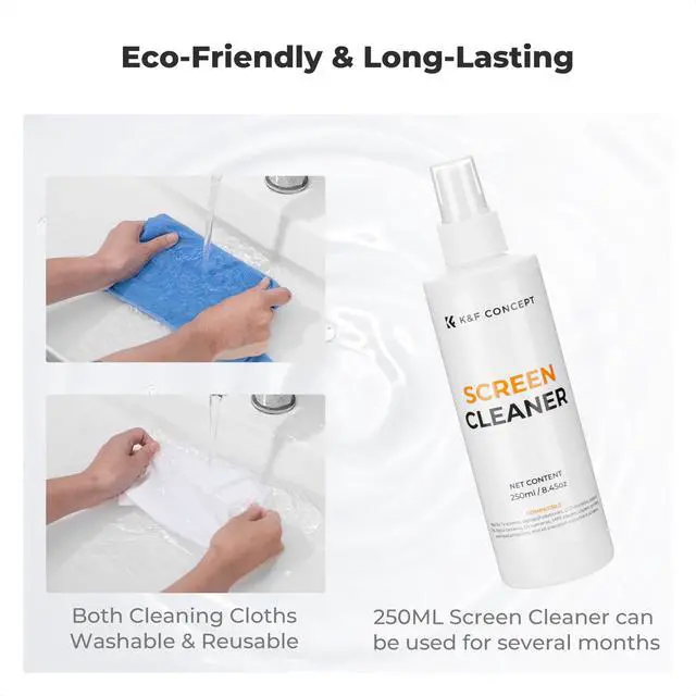 Alt view image 7 of 7 - 8-in-1 Screen Cleaning Kit, for Car, Computer, Laptop