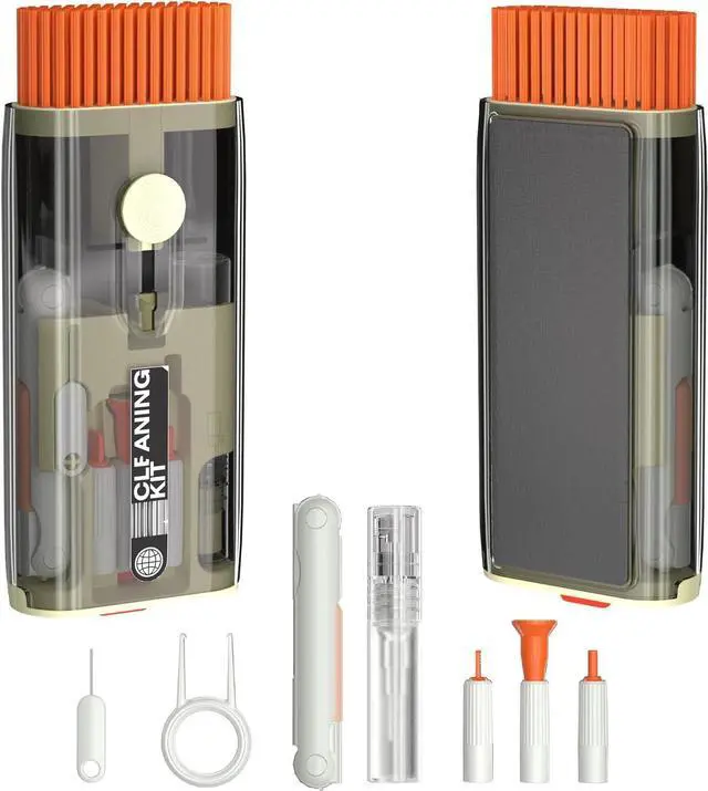 Main image of Laptop Cleaner, All in 1 airpod Cleaner kit Keyboard Cleaner Set, Computer MacBook Earphone Camera Cleaning Kit, Tablet and Screen Dust Brush Tool for Computer, PC, TV Camera Lens Computer Vacuum