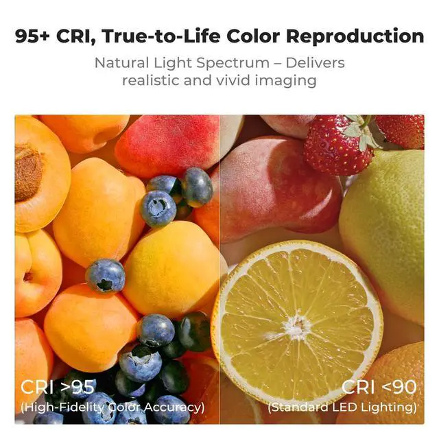 Alt view image 4 of 7 - 12W RGB Camera Video Light, 5000mAh CRI95+ 2700-7500K