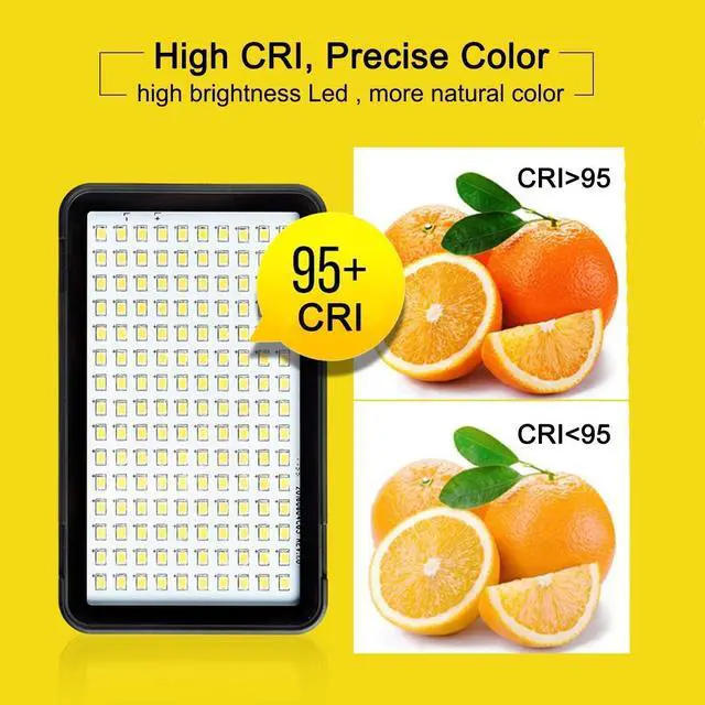 Alt view image 2 of 7 - LEDM150 LED Video Light, Camera Light for Pictures Video Recording with 150 LED Beads, CRI 95+ 5600K Photo Light for Outdoor Photography Live Streaming Zoom Calls