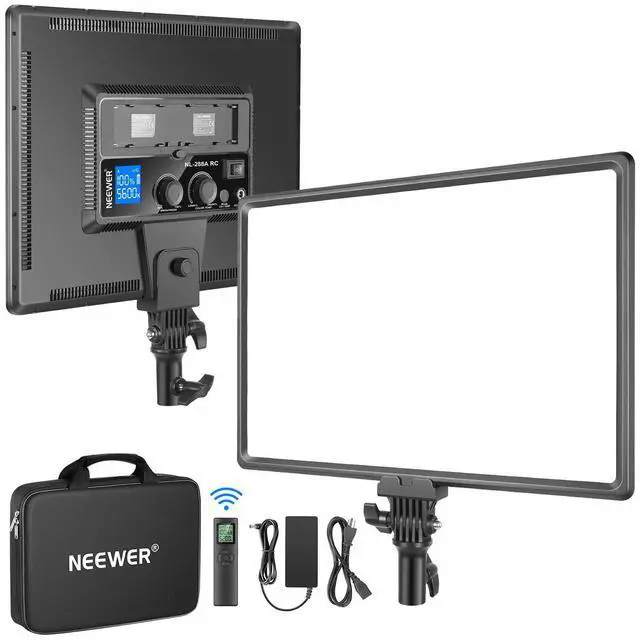 Main image of NL288 LED Video Light with 2.4G Remote, 45W 4800Lux 3200K-5600K CRI 97+ Dimmable Bi-Color 18" Soft Light Panel for Photography YouTube Live Stream Game Zoom Meeting(Battery Not Included)