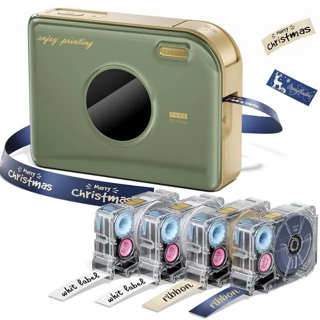 Main image of Ribbon Label Printer, A30 Bluetooth Wireless Portable Label Maker