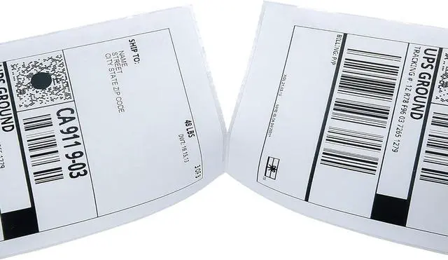 Alt view image 4 of 6 - 4000 4x6 Thermal Shipping Labels Fanfold, Direct Thermal Printer Labels Compatible with Zebra Rollo - Perforated Strong Adhesive