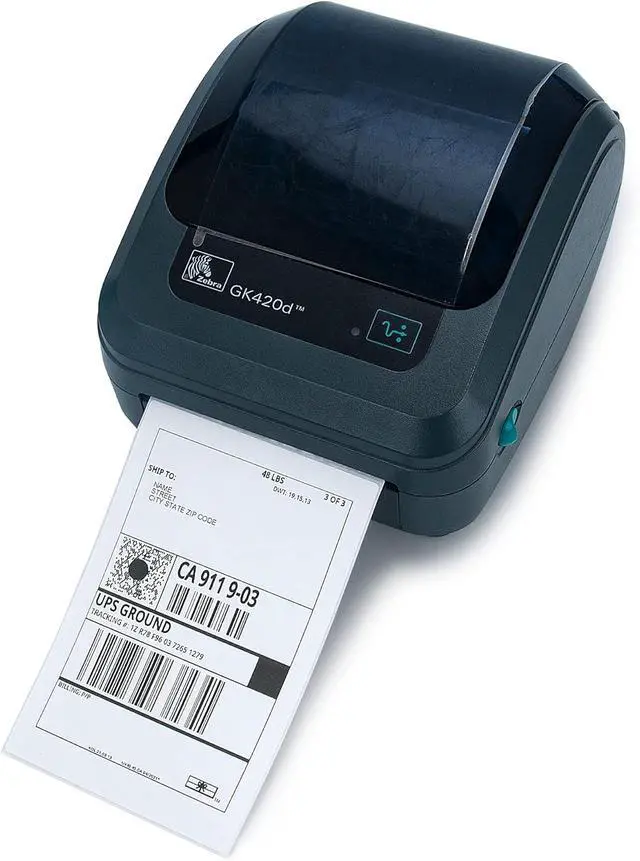 Alt view image 5 of 6 - 4000 4x6 Thermal Shipping Labels Fanfold, Direct Thermal Printer Labels Compatible with Zebra Rollo - Perforated Strong Adhesive