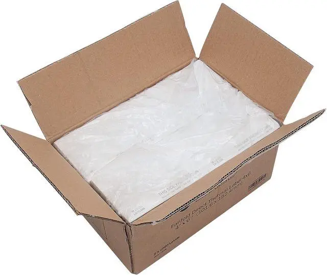Alt view image 6 of 6 - 4000 4x6 Thermal Shipping Labels Fanfold, Direct Thermal Printer Labels Compatible with Zebra Rollo - Perforated Strong Adhesive