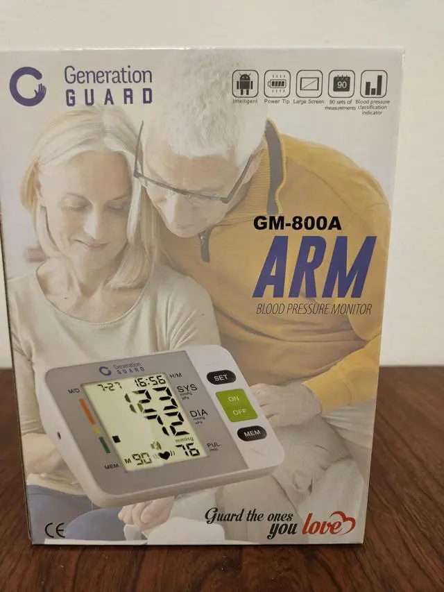Alt view image 4 of 4 - Electronic Arm BP Monitor - GM-800A