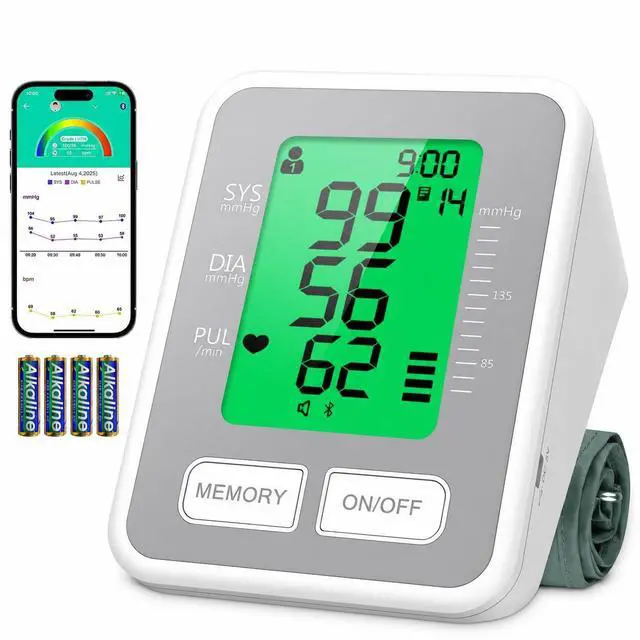Main image of Blood Pressure Monitors for Home Use, Upper Arm BP Machines FDA-Cleared