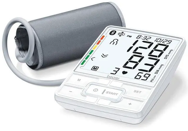 Main image of BM69W Upper Arm Blood Pressure Monitor with Bluetooth, Cuff Position Indicator, and Inflation Tech for Comfortable Readings, Portable Storage Case Included, 200 Memory Sets