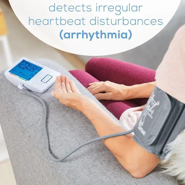 Alt view image 7 of 7 - BM69W Upper Arm Blood Pressure Monitor with Bluetooth, Cuff Position Indicator, and Inflation Tech for Comfortable Readings, Portable Storage Case Included, 200 Memory Sets