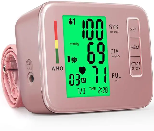 Main image of Blood Pressure Monitor,Pink Blood Pressure Machine Bp Cuff