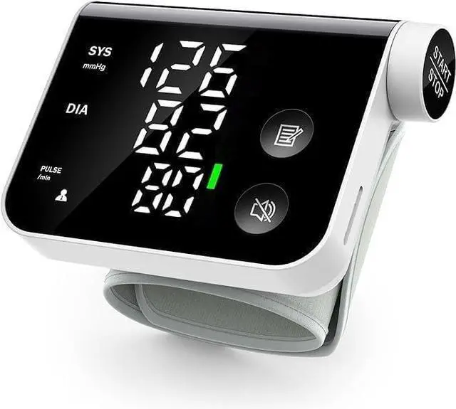 Main image of Wrist Blood Pressure Monitor with 240 Memory LED Display with Storage Bag