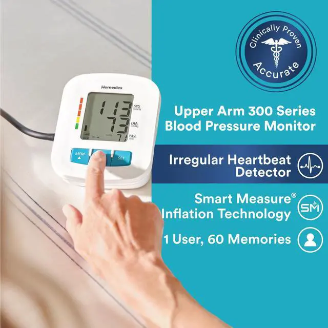 Alt view image 2 of 7 - Upper Arm 300 Series Blood Pressure Monitor