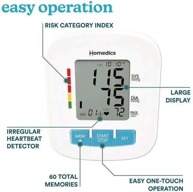 Alt view image 3 of 7 - Upper Arm 300 Series Blood Pressure Monitor