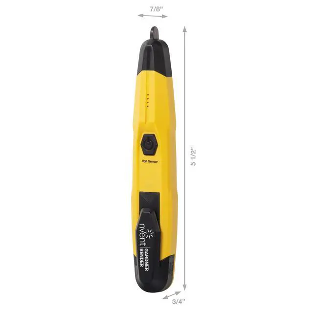 Alt view image 3 of 6 - Instruments VD6508 Detector with Flashlight,cETLus Listed Lifetime, Warranty, 1, 5 Clams/Master Non-Contact Voltage Tester, Yellow