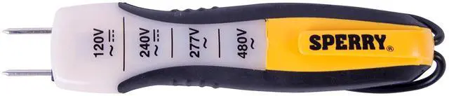Main image of Instruments ET6204 4 Range Voltage Tester, Yellow, 80-480V AC/DC