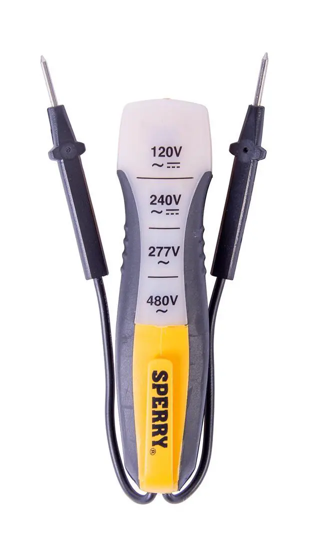 Alt view image 2 of 3 - Instruments ET6204 4 Range Voltage Tester, Yellow, 80-480V AC/DC