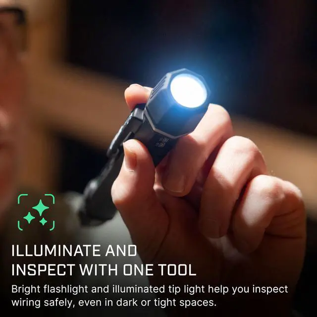 Alt view image 3 of 7 - VP54 Non-Contact Voltage Detector, CAT IV 1000V, Flashlight