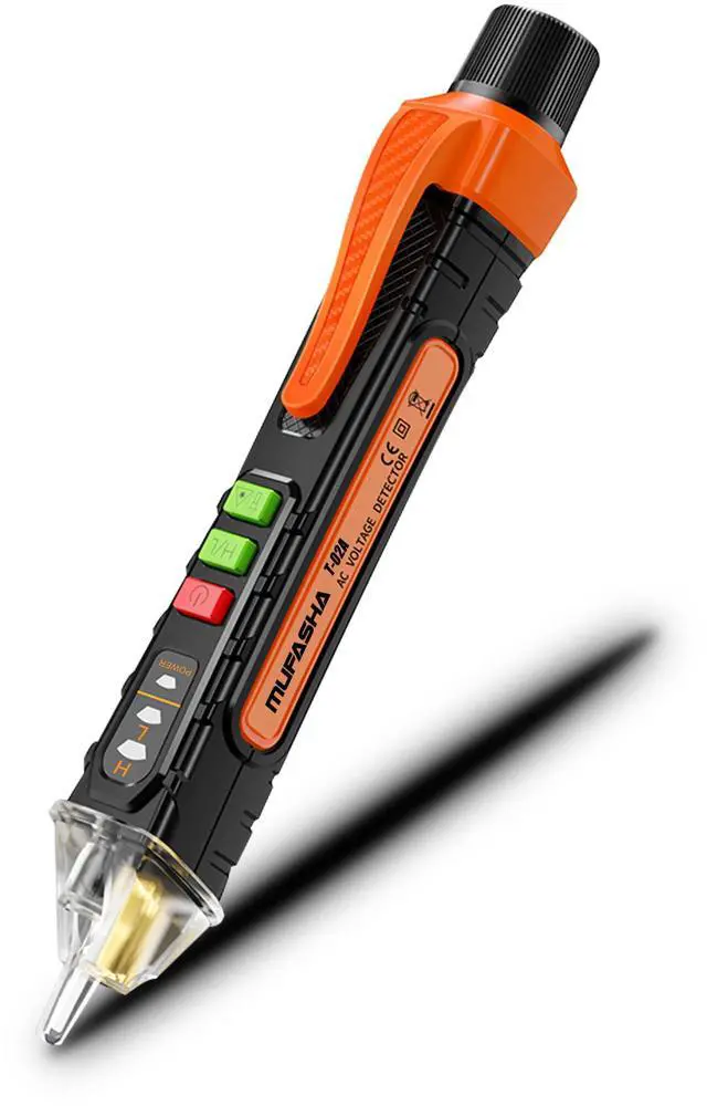 Main image of Non-Contact Voltage Tester with LED Flashlight, Buzzer Alarm, AC Voltage Detector Pen,Test Range 12V - 1000V & Live/Null Wire Judgment