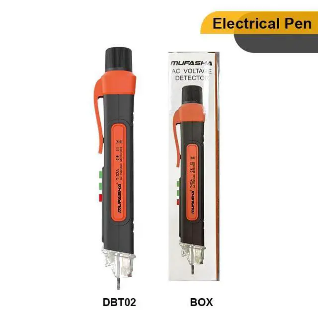Alt view image 6 of 6 - Non-Contact Voltage Tester with LED Flashlight, Buzzer Alarm, AC Voltage Detector Pen,Test Range 12V - 1000V & Live/Null Wire Judgment