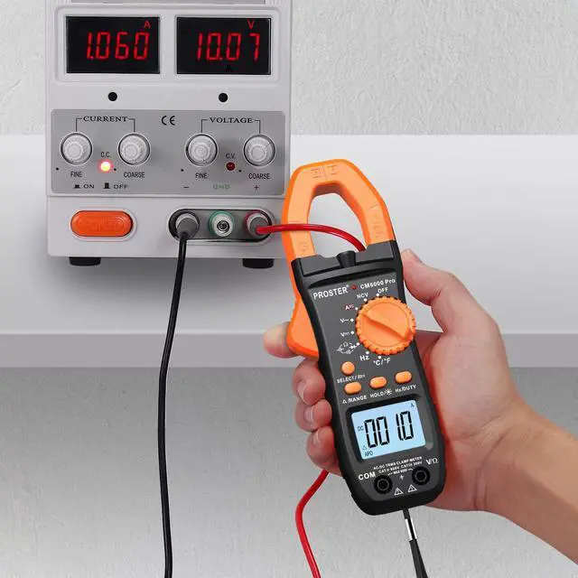 Alt view image 4 of 7 - Electrical Test Tool - TRMS Clamp Meter 6000&NCV Voltage Tester Pen