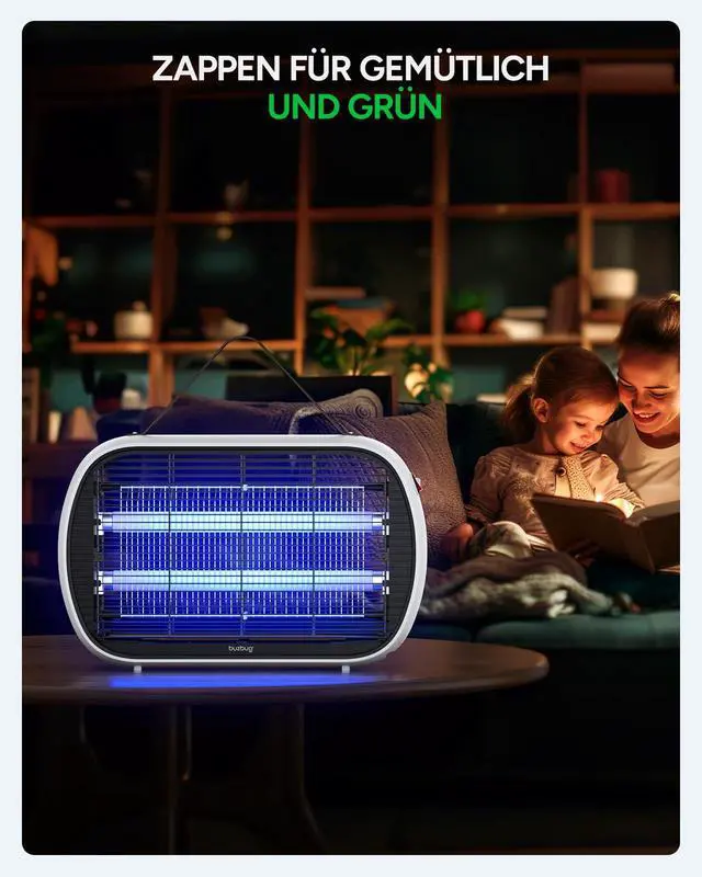 Alt view image 7 of 7 - Bug Zapper Indoor for 5000 Sq. Ft., 20W Instant Electric Mosquito Zapper, High-Voltage Fly Zapper, Fruit Fly Traps Fly Killer -MA015