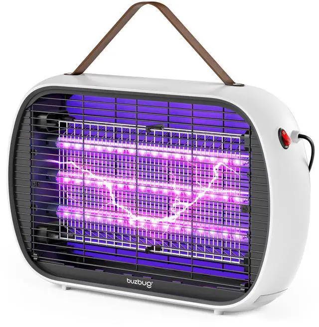 Main image of Upgraded LED Bug Zapper Indoor, LED Bulbs Up to 50,000 Hours, 3 Lamps Sustainable Less Power, 3800V Powerful Electric Mosquito Zapper, Fly Trap Mosquito Trap, Fly Killer Fly Zapper