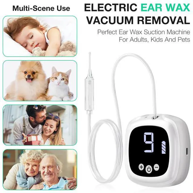 Alt view image 4 of 7 - Ear Vacuum Wax Remover, Earwax Removal Kit with 9 Levels Strong Suction